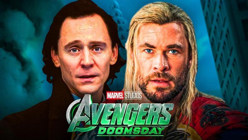 Tom Hiddleston as Loki, Chris Hemsworth as Thor, Avengers: Doomsday
