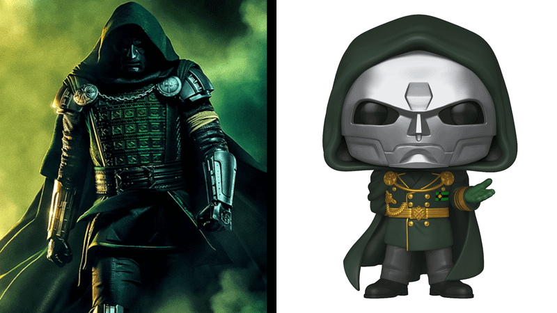Avengers Doomsday, Doctor Doom battle suit and Lord Doom suit Funko.
