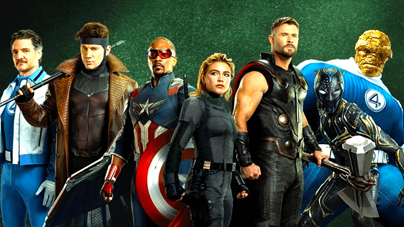 Avengers Doomsday superheroes poster.