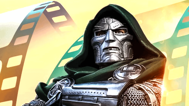 Doctor Doom image on poster for 'Avengers: Doomsday.'