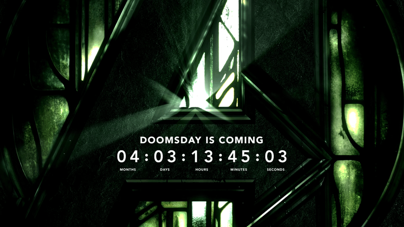 Updated look of the Avengers: Doomsday clock.