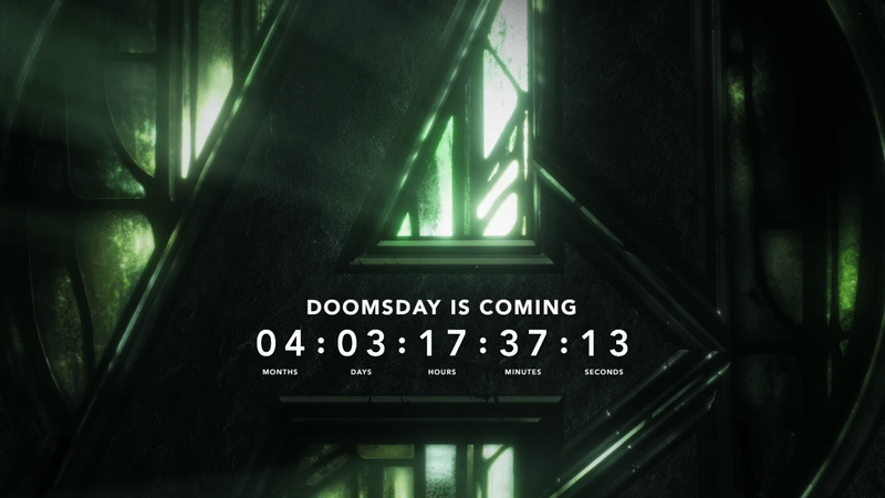 Avengers: Doomsday clock on YouTube.