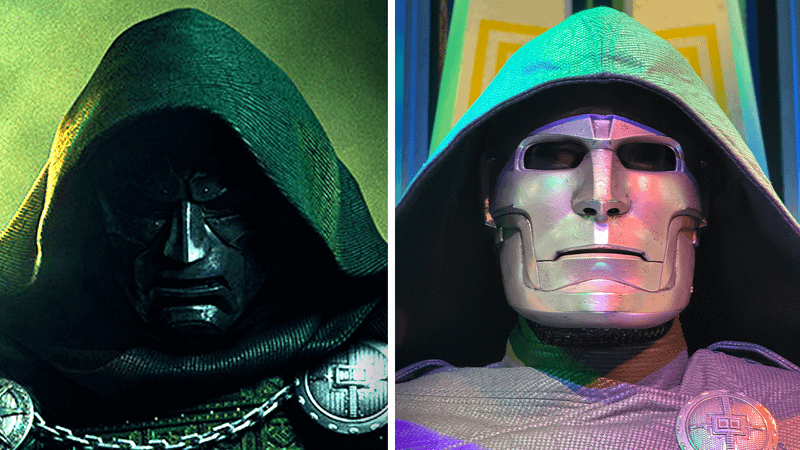 Marvel Studios' outfits for its first live-action Doctor Doom.