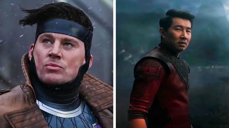 Channing Tatum as Gambit and Simu Liu as Shang-Chi.