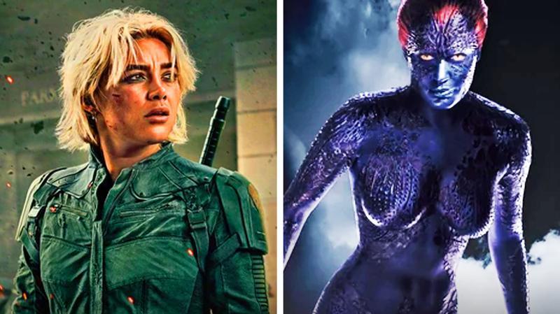 Yelena Belova and Mystique.