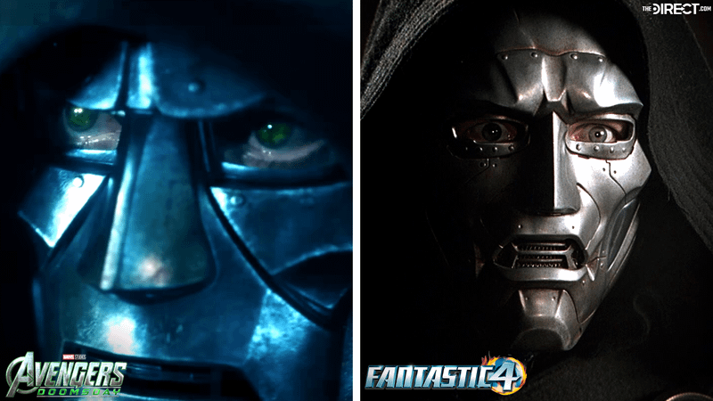 Doctor Doom in 'Avengers: Doomsday,' Doctor Doom in 'Fantastic Four.'