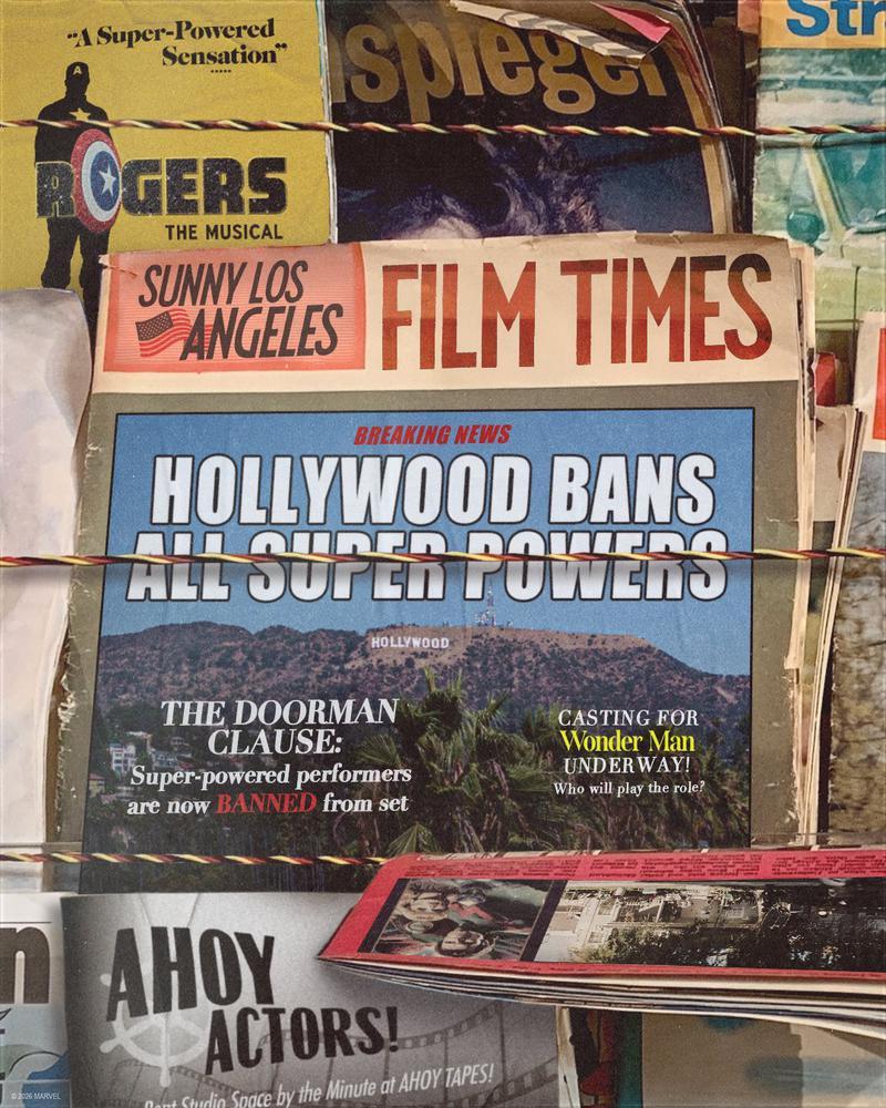 Wonder Man, Doorman Clause Newspaper Ad