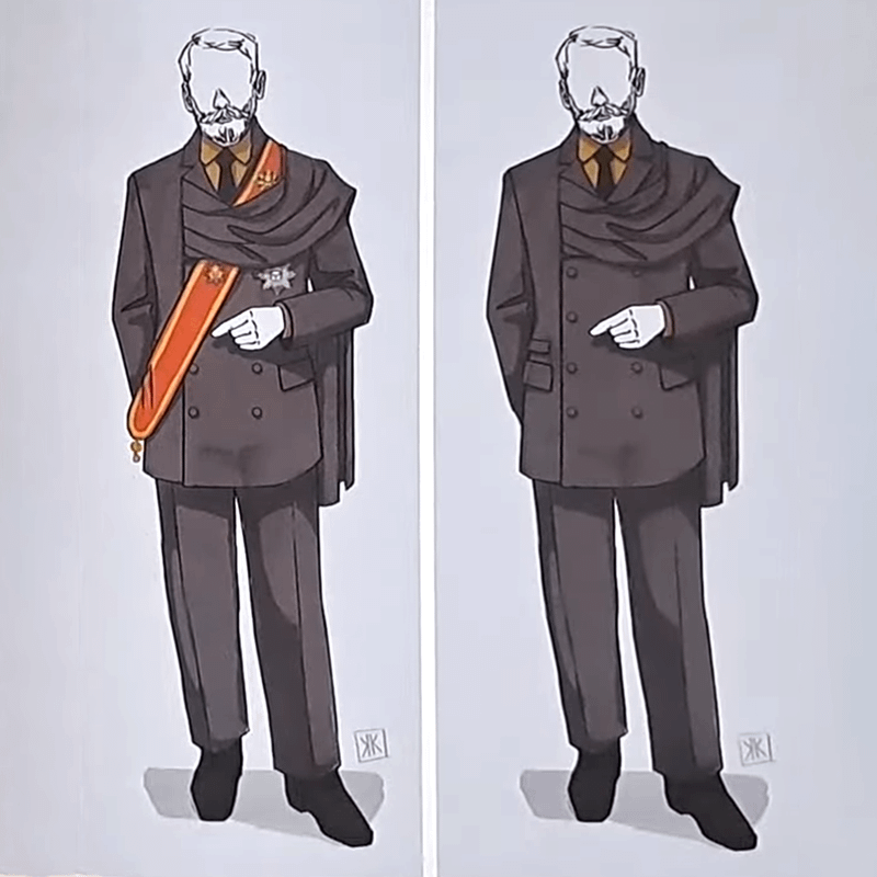 General Dox costume concepts Loki Season 2