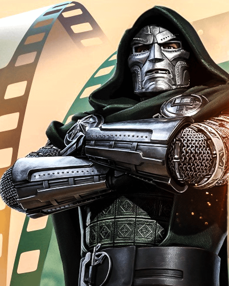 Doctor Doom in Avengers: Doomsday merchandise.
