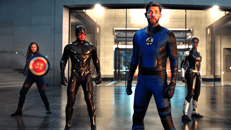 Reed Richards, Captain Carter, Black Bolt and Captain Marvel.