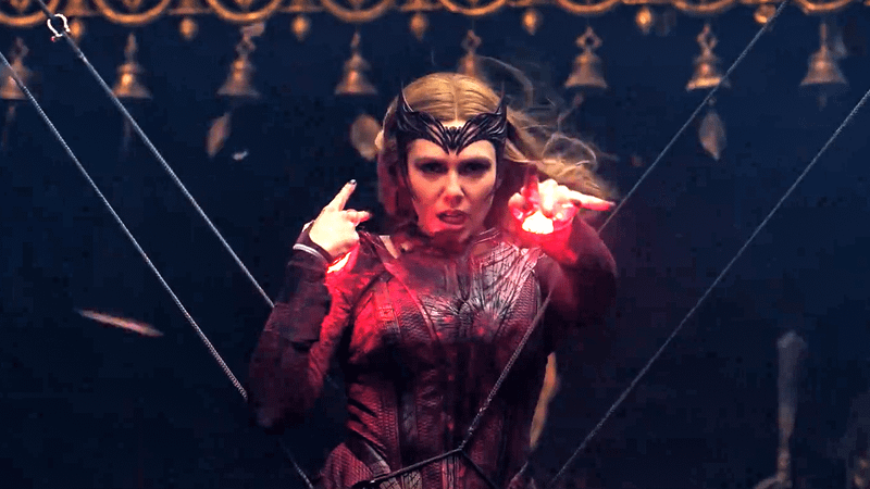 Elizabeth Olsen, Doctor Strange 2 Bloopers