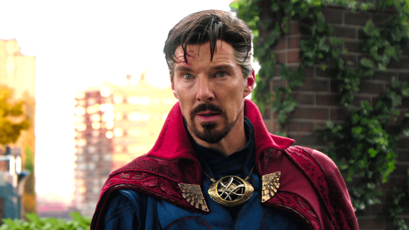 Benedict Cumberbatch as Doctor Strange in Doctor Strange in the Multiverse of Madness