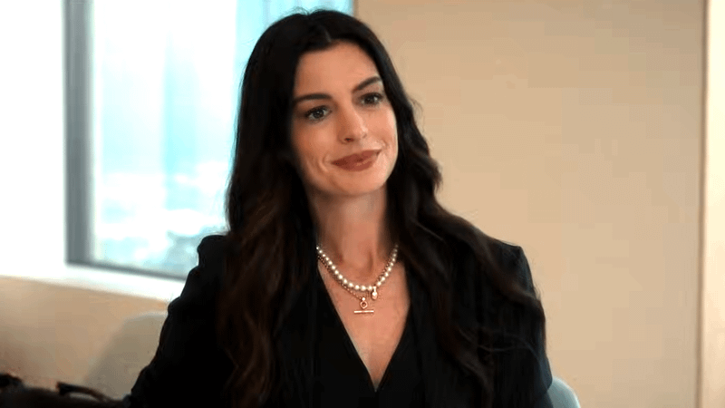 Anne Hathaway as Andy Sachs in Devil Wears Prada 2.