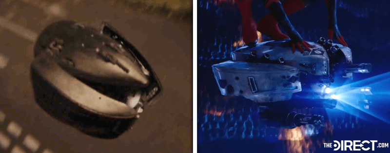 Comparison between Stark Industries Drones seen in VisionQuest and Spider-Man: Far From Home.