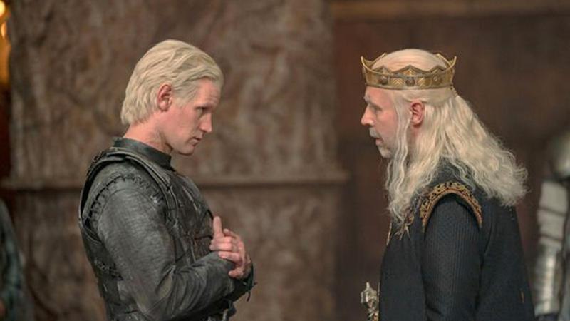 Daemon and Viserys Targaryen in House of the Dragon.