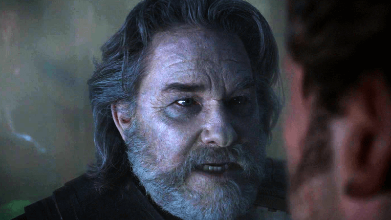 Kurt Russel as Ego in Guardians of the Galaxy Vol. 2