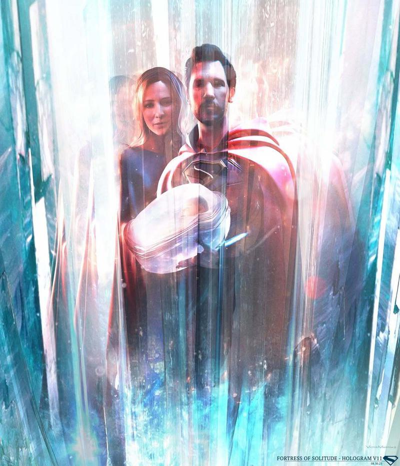 Superman 2025, Jor-El and Lara concept art.