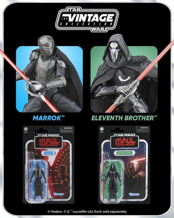 An action figure of Marrok and the Eleventh Brother.