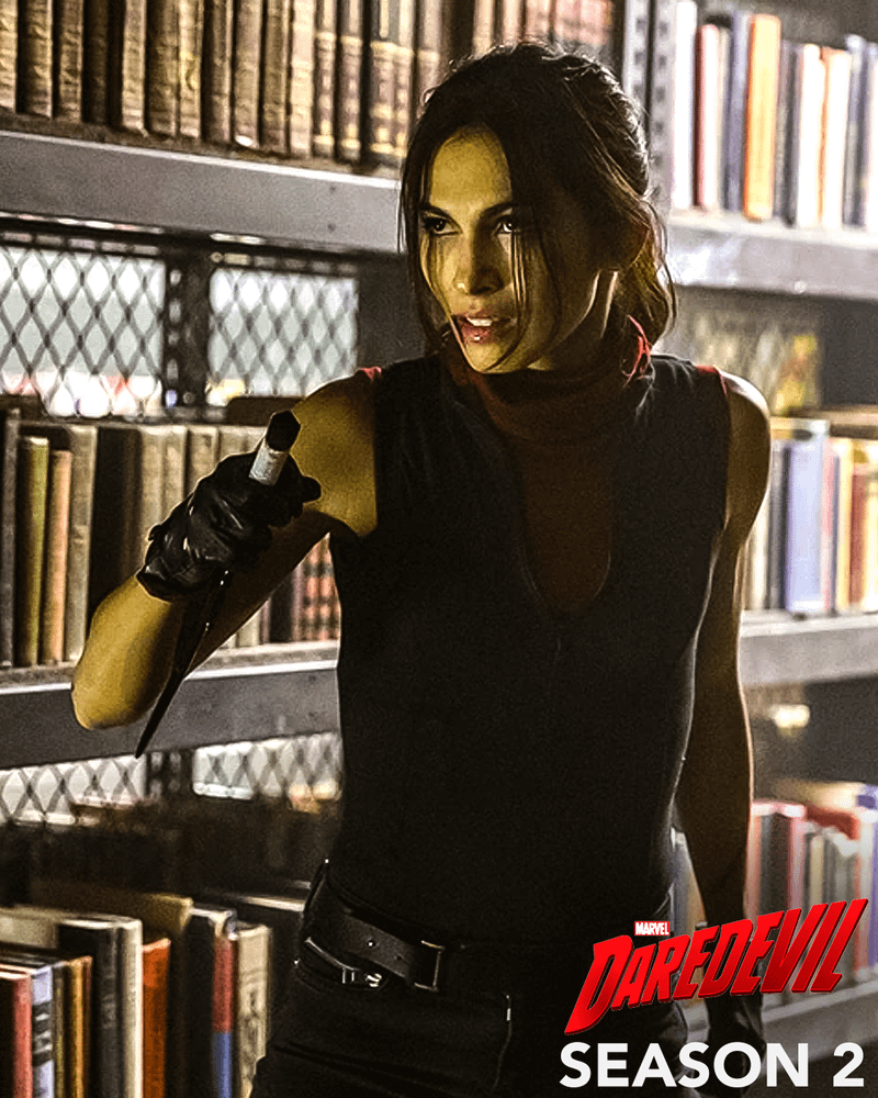 Elodie Yung as Elektra in Daredevil Season 2.