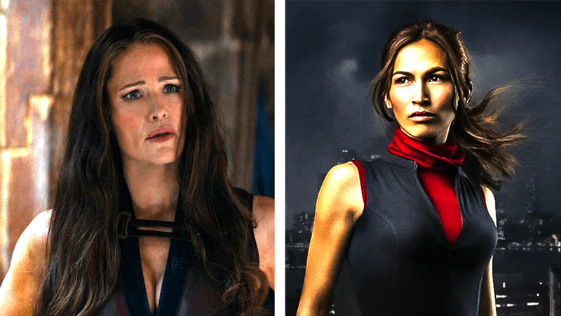 Jennifer Garner as Elektra in 'Deadpool & Wolverine,' Elodie Yung as Elektra in 'Daredevil.'