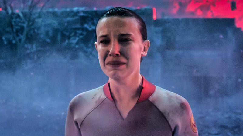 Millie Bobby Brown as Eleven in Stranger Things