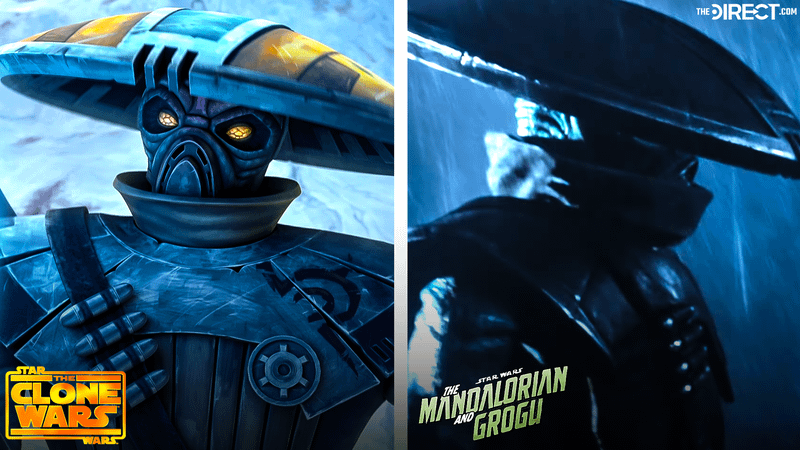 Embo in The Clone Wars, and Embo in The Mandalorian & Grogu trailer.