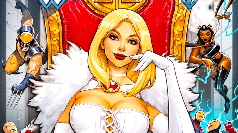 Emma Frost in Marvel comics.