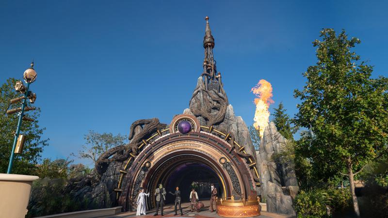 Dark Universe portal at Universal Epic Universe