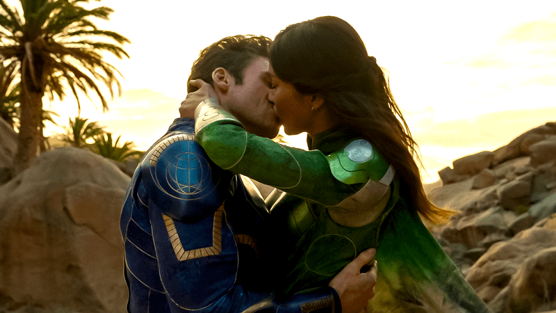 Ikaris and Sersi in Eternals.