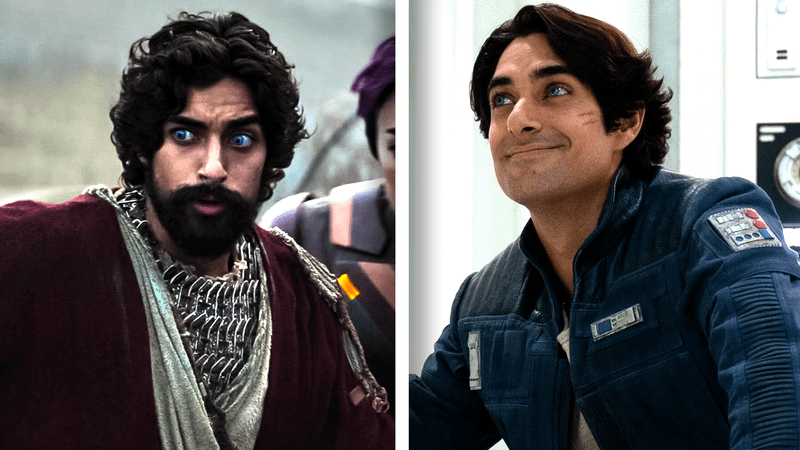 Iman Esfandi as Ezra Bridger in Ahsoka Seasons 1 and 2.