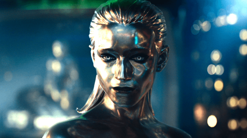 Julie Gardner as the Silver Surfer