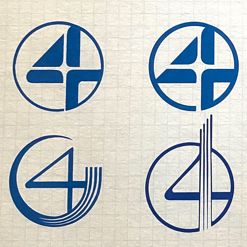 circular and futuristic designs for MCU's Fantastic Four logo.