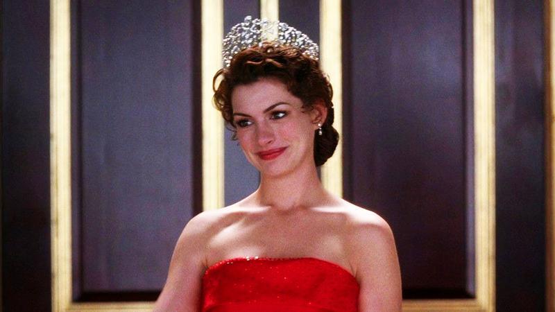 Anne Hathaway as Mia Thermopolis in The Princess Diaries.