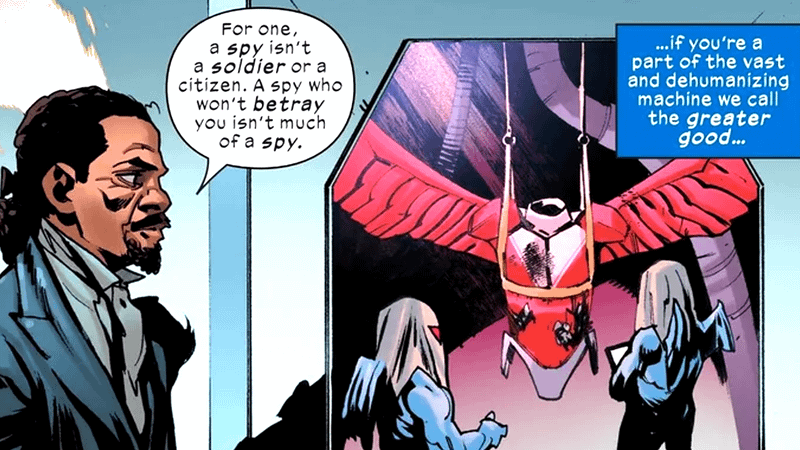 Falcon suit from Ultimate Universe: One Year
