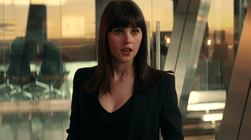 Felicity Jones as Black Cat in Amazing Spider-Man 2