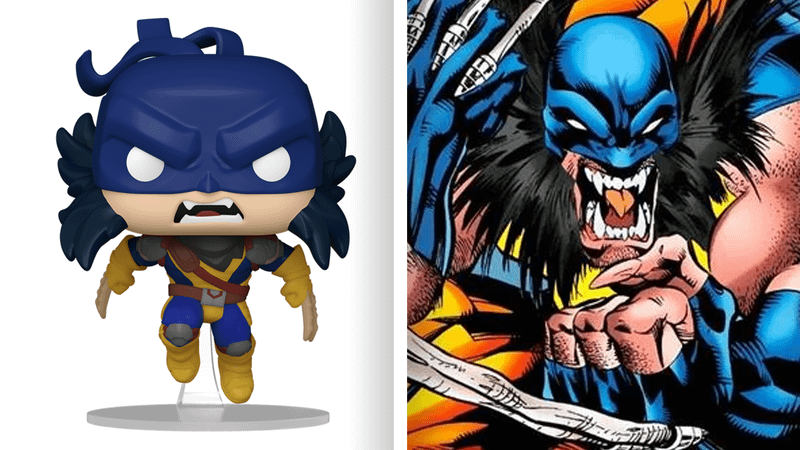 Feral Wolverine Funko vs. Marvel Comics.