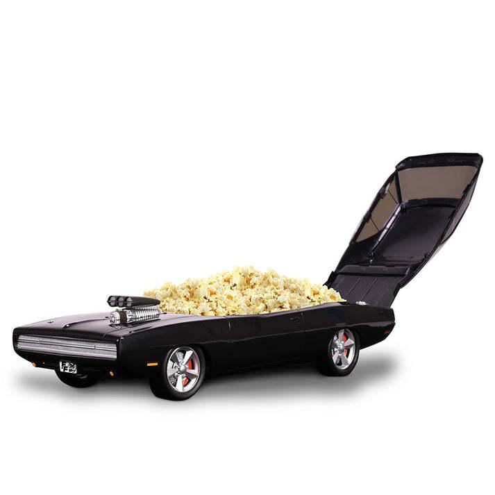 Dom's charger as a popcorn bucket from Cinemark.