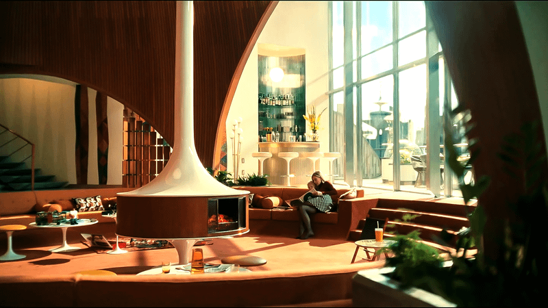 Sue Storm and Franklin Richards reading in post-credits scene from The Fantastic Four: First Steps