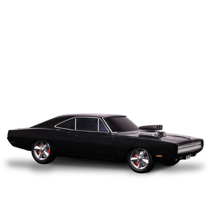 Dom's charger reimagined as a popcorn bucket.