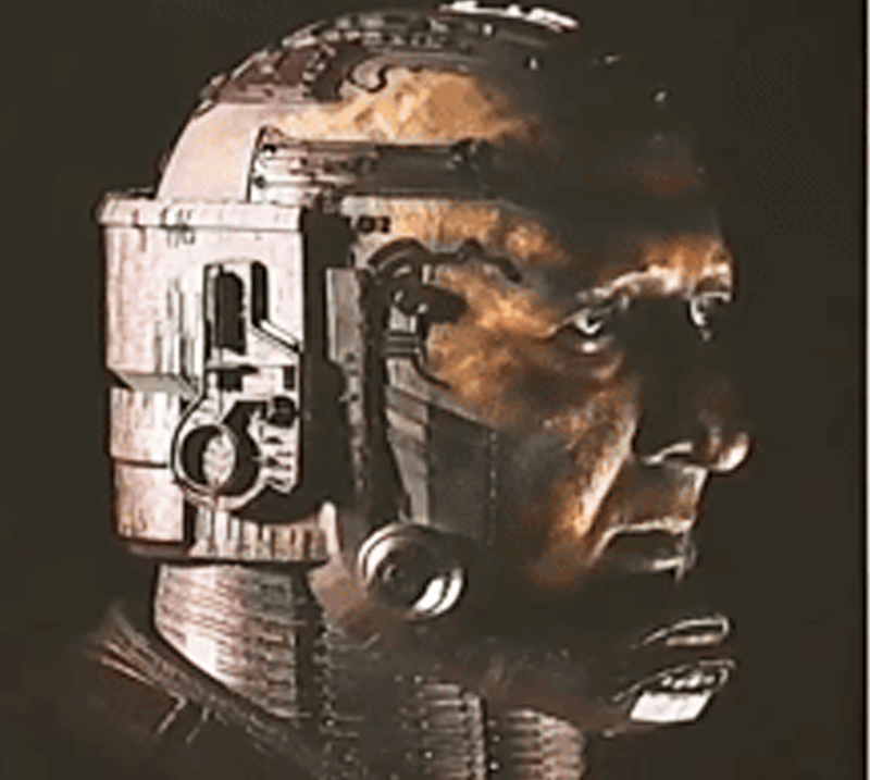 Galactus without helmet on in The Fantastic Four: First Steps concept art