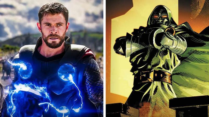 Chris Hemsworth as Thor & Doctor Doom.