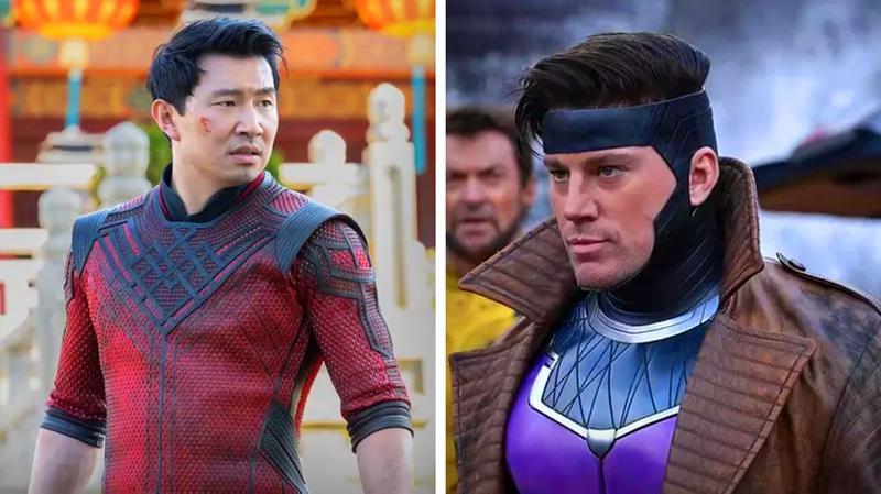 Simu Liu as Shang-Chi, Channing Tatum as Gambit.