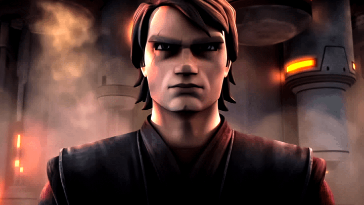 Anakin Skywalker in The Clone Wars.