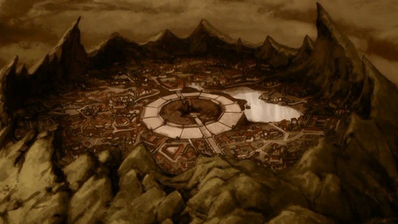 Fire Nation Capital Hari Bulkan from Avatar: The Last Airbender.