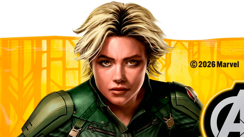 Florence Pugh as Yelena Belova in Avengers: Doomsday key art