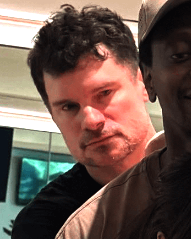 Flula Borg appears in Instagram photo alongside Man of Tomorrow's cast.