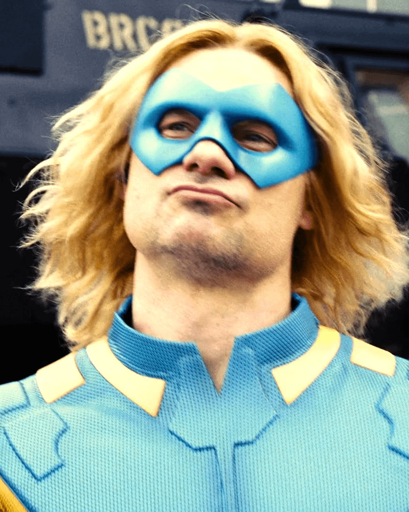 Flula Borg as Javelin in 2021 film The Suicide Squad.