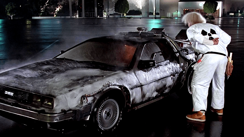 The Delorean in Back to the Future