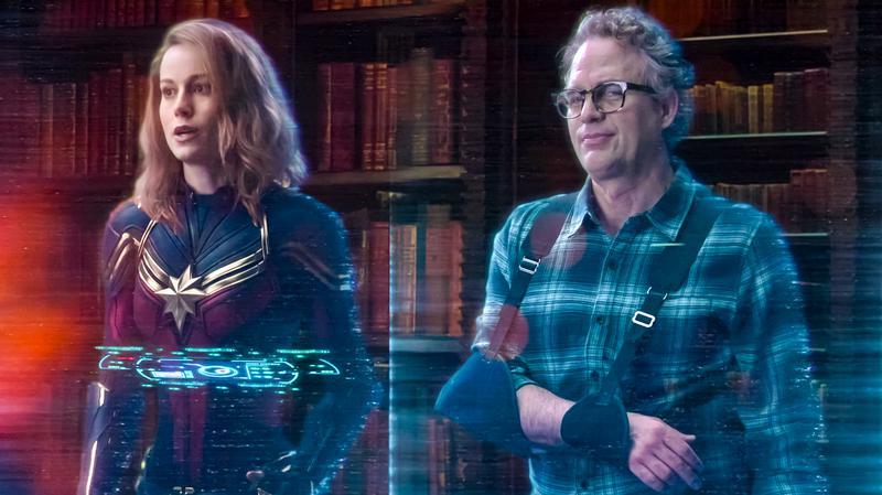 Captain Marvel and Bruce Banner in Shang-Chi and Legend of the Ten Rings post-credits scene