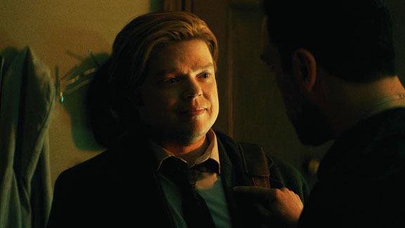 Elden Henson's Foggy Nelson in a conversation with Matt Murdock.